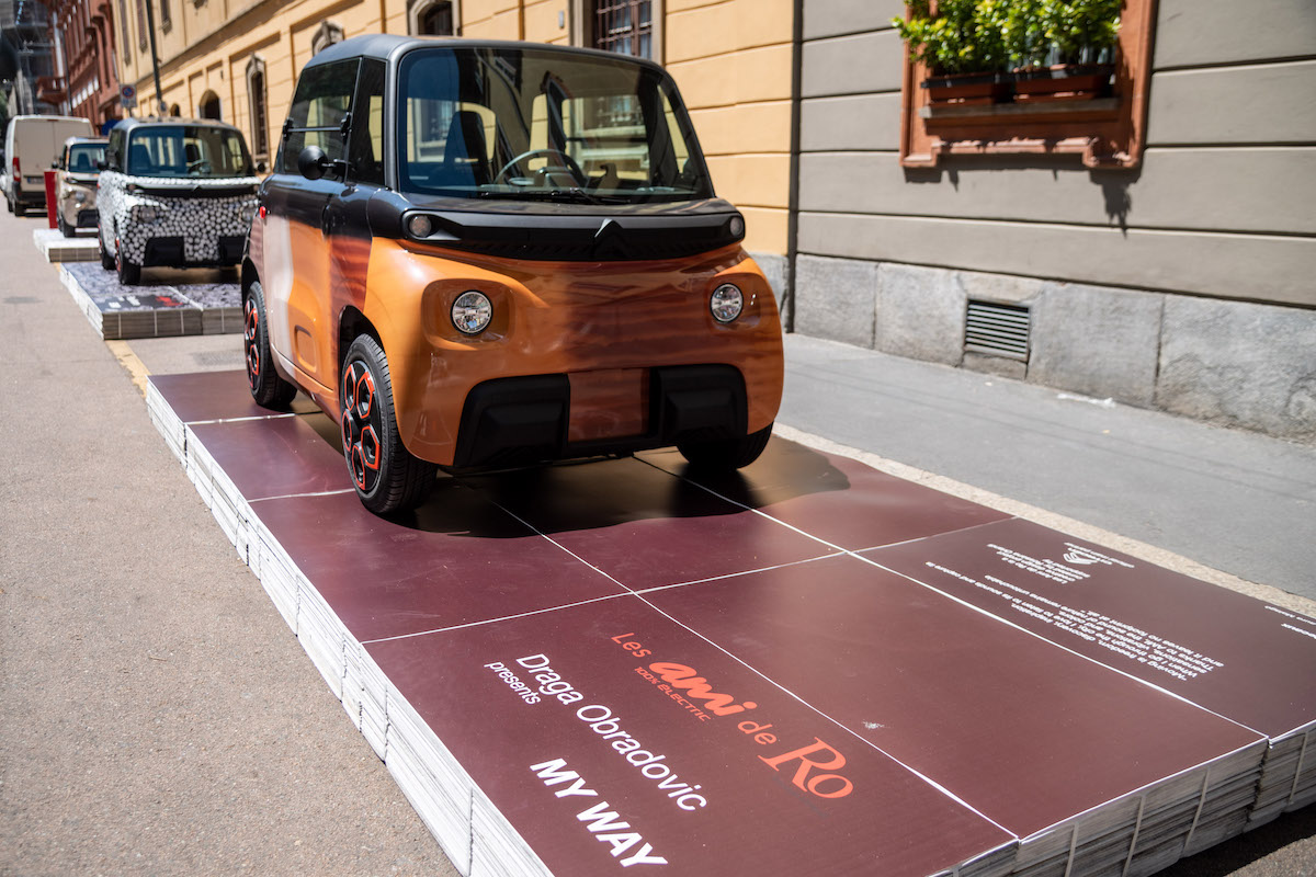 Citroen Ami 100% electric protagonista della Design Week Milanese Citroen Ami 100% electric protagonista della Design Week Milanese