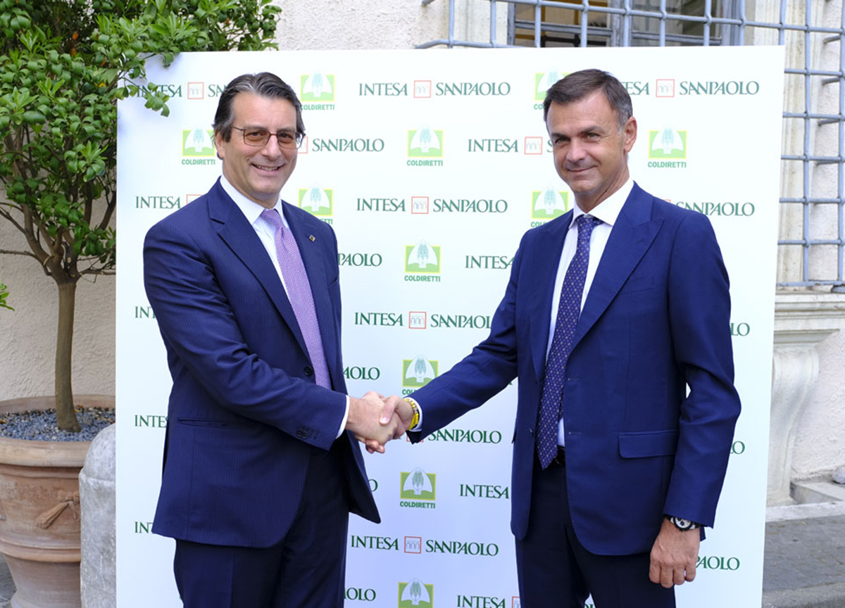 Intesa Sanpaolo e Coldiretti: accordo da € 3mld per l’agricoltura Intesa Sanpaolo e Coldiretti: accordo da € 3mld per l’agricoltura