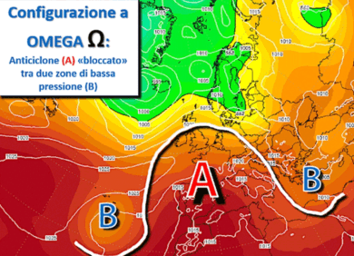 Meteo, blocco a Omega sull’Italia. Effetti spaventosi. Non accadeva da anni