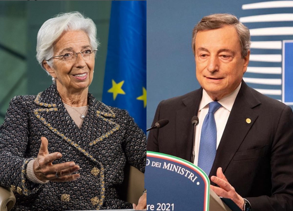 Draghi estrae il bazooka contro Lagarde: “La Bce usa gli strumenti sbagliati” Draghi estrae il bazooka contro Lagarde: “La Bce usa gli strumenti sbagliati”