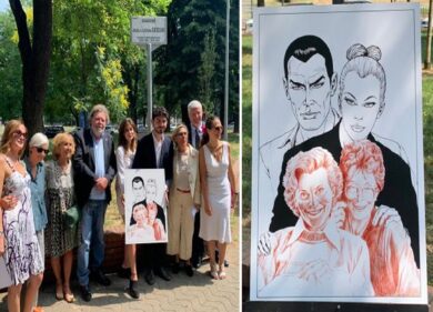 Milano, i giardini di piazza Grandi intitolati alle ideatrici di Diabolik