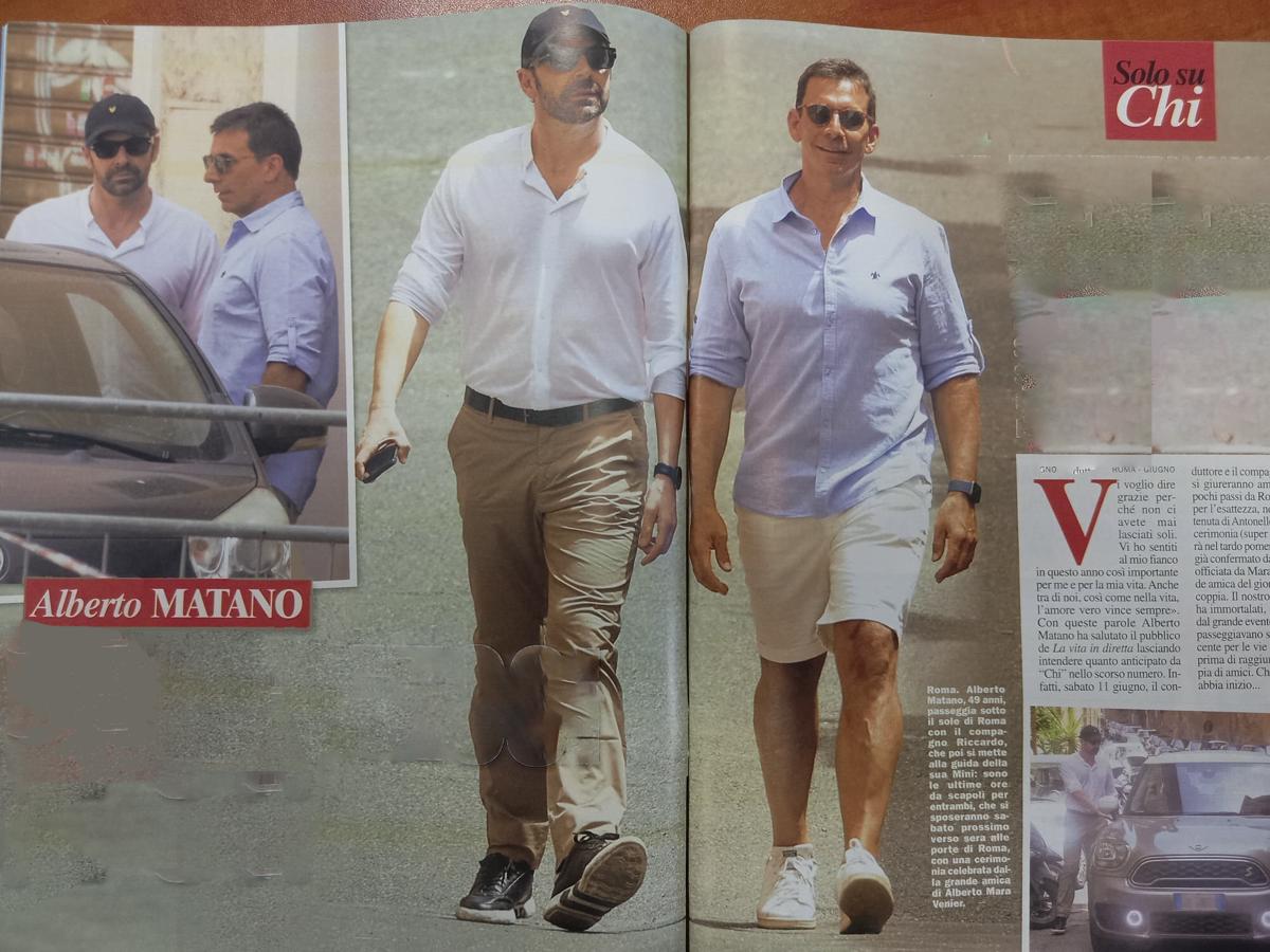 Alberto Matano, il matrimonio con Mannino lo fa ingrassare Alberto Matano, il matrimonio con Mannino lo fa ingrassare
