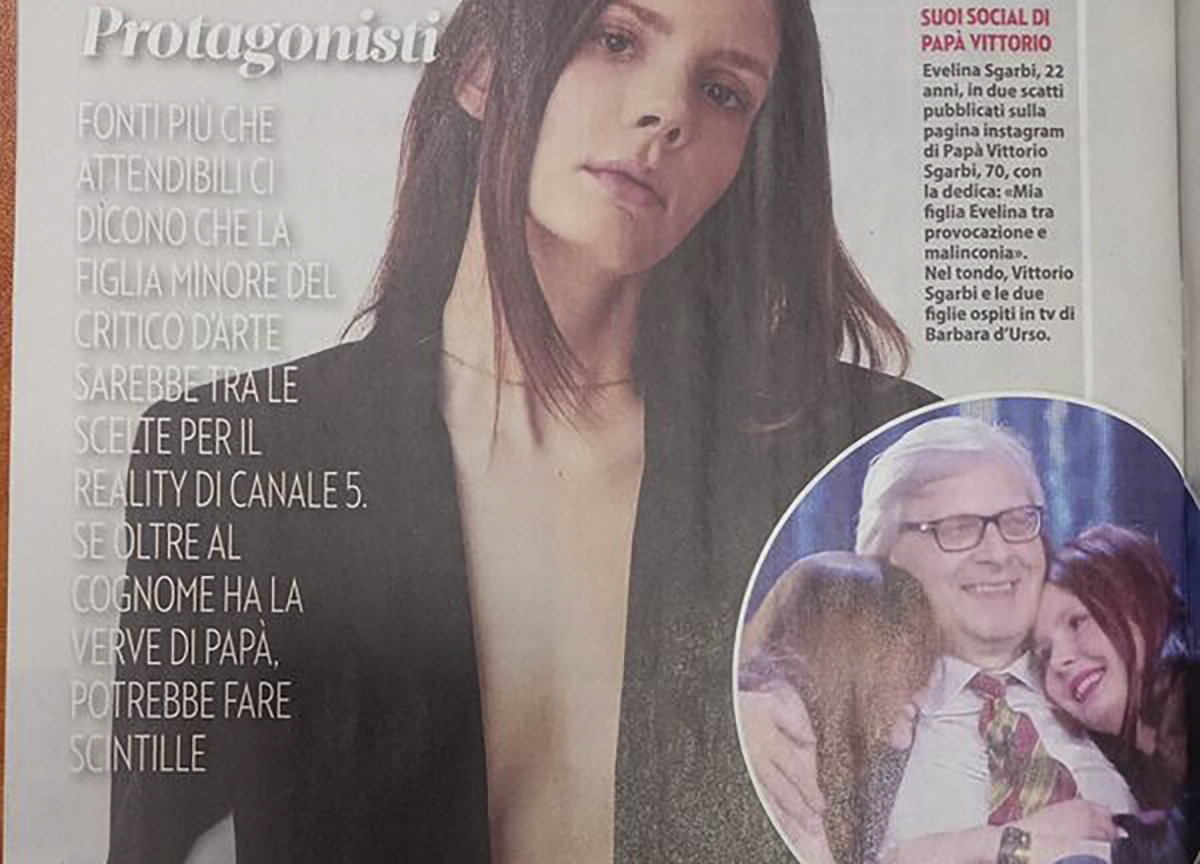 Gf Vip, Signorini vuole Evelina Sgarbi: la figlia del critico si concederà? Gf Vip, Signorini vuole Evelina Sgarbi: la figlia del critico si concederà?