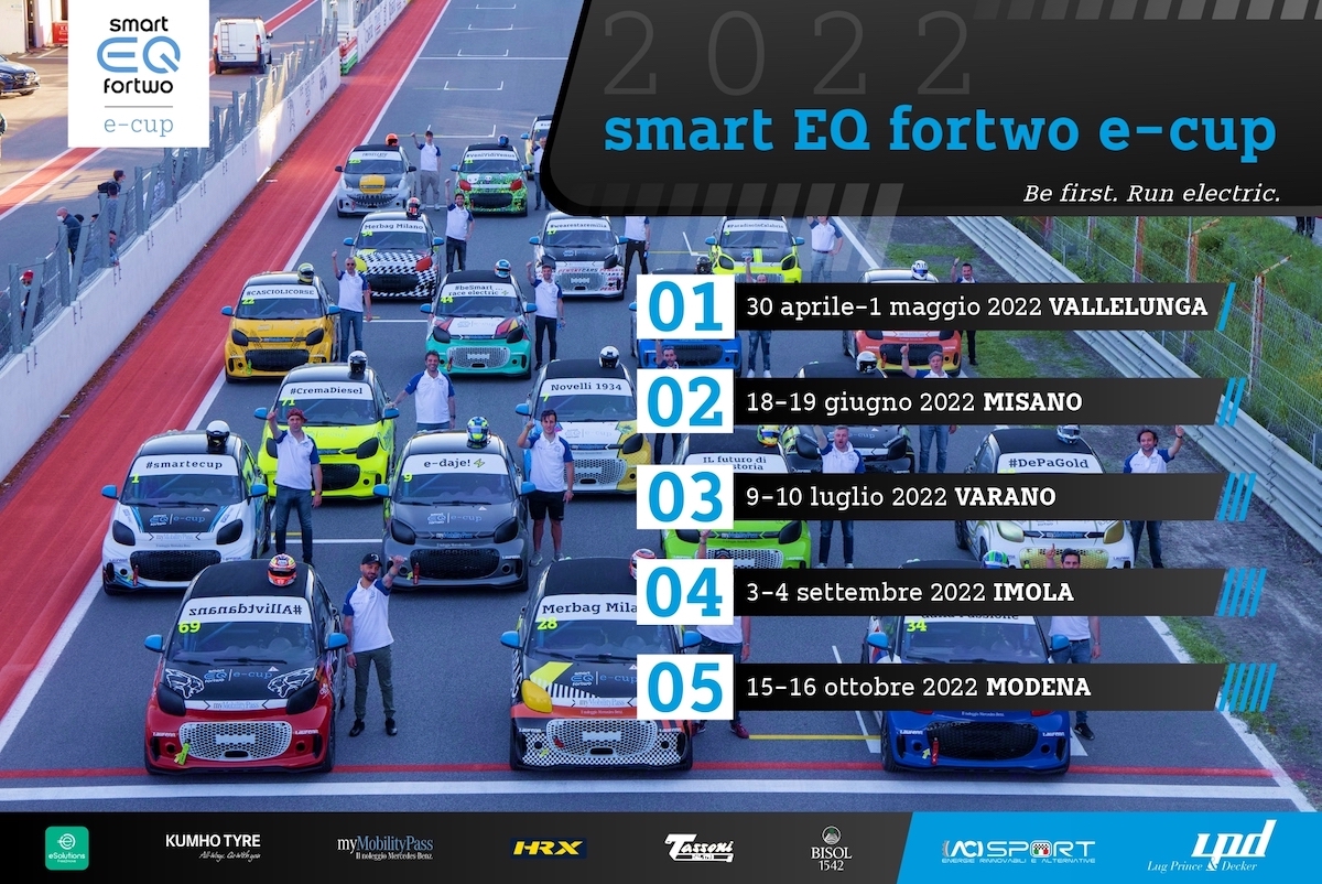 La smart e-cup pronta ad elettrizzare Misano La smart e-cup pronta ad elettrizzare Misano