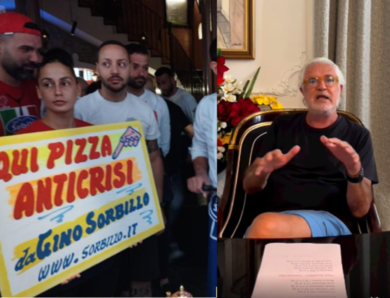 Napoli, bagno di folla anti-Briatore: da Sorbillo pizza gratis per tutti