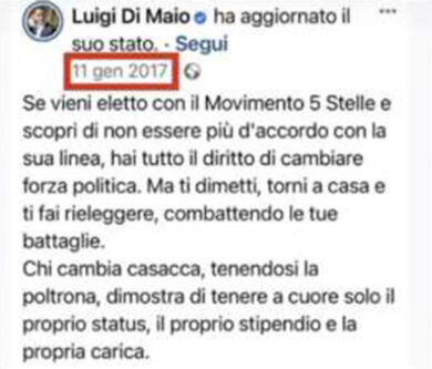Di Battista feroce su Di Maio: “Insieme per il futuro? Si, quello di Luigi”