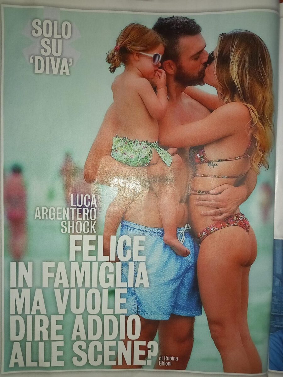 Luca Argentero s’è rotto, pronto a lasciare film e spettacoli per la famiglia