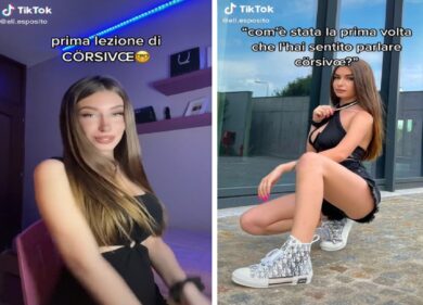 Elisa Esposito, la 19enne milanese “prof di cörsivœ” star di TikTok. VIDEO