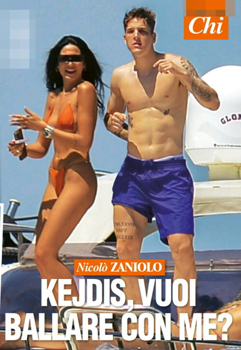 Nicolò Zaniolo amore in alto mare con Kejdis Bardhi – FOTO