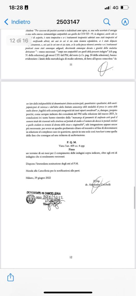Trivulzio, il giudice: “Indagate”. Respinta l’archiviazione richiesta dal pm
