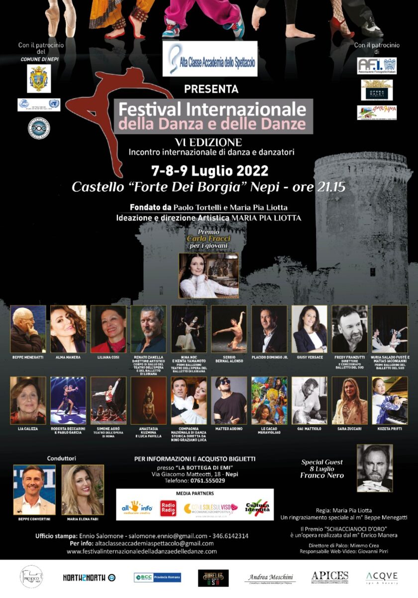 Dal mondo a Nepi: i grandi della danza ballano all’ombra del castello Borgia