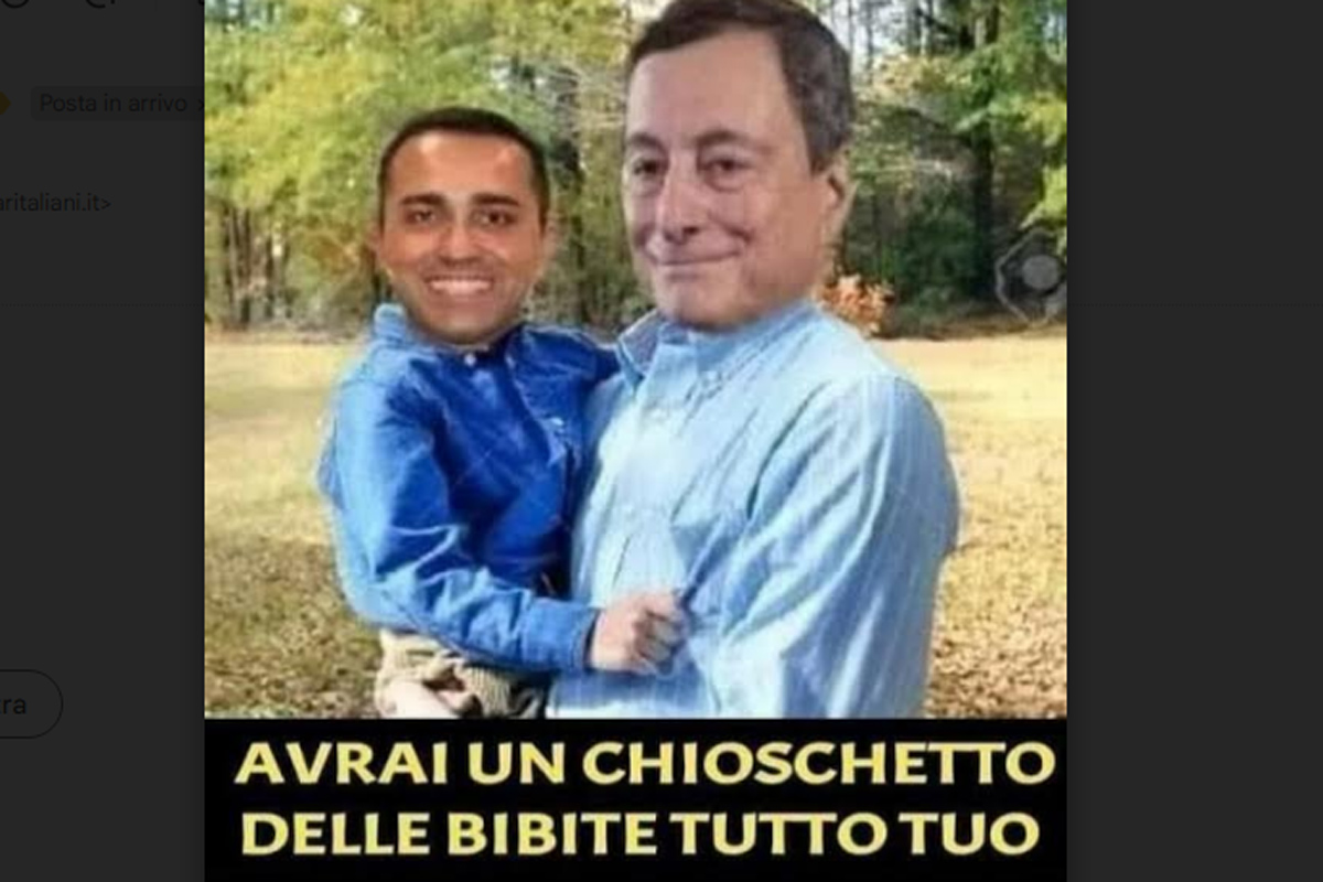 “Avrai un chioschetto tutto tuo”, Draghi-Di Maio, l’ironia del web “Avrai un chioschetto tutto tuo”, Draghi-Di Maio, l’ironia del web