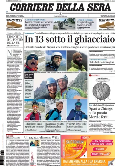 Prime pagine giornali 5 luglio 2022: pace Conte-Draghi in cambio del Reddito