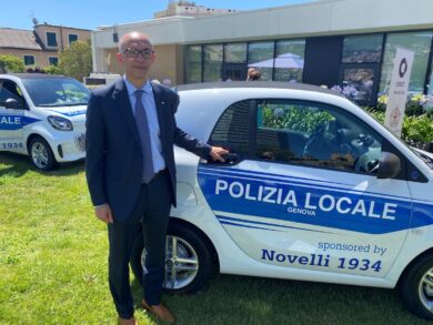 Tre smart EQ in dotazione alla Polizia Locale di Genova