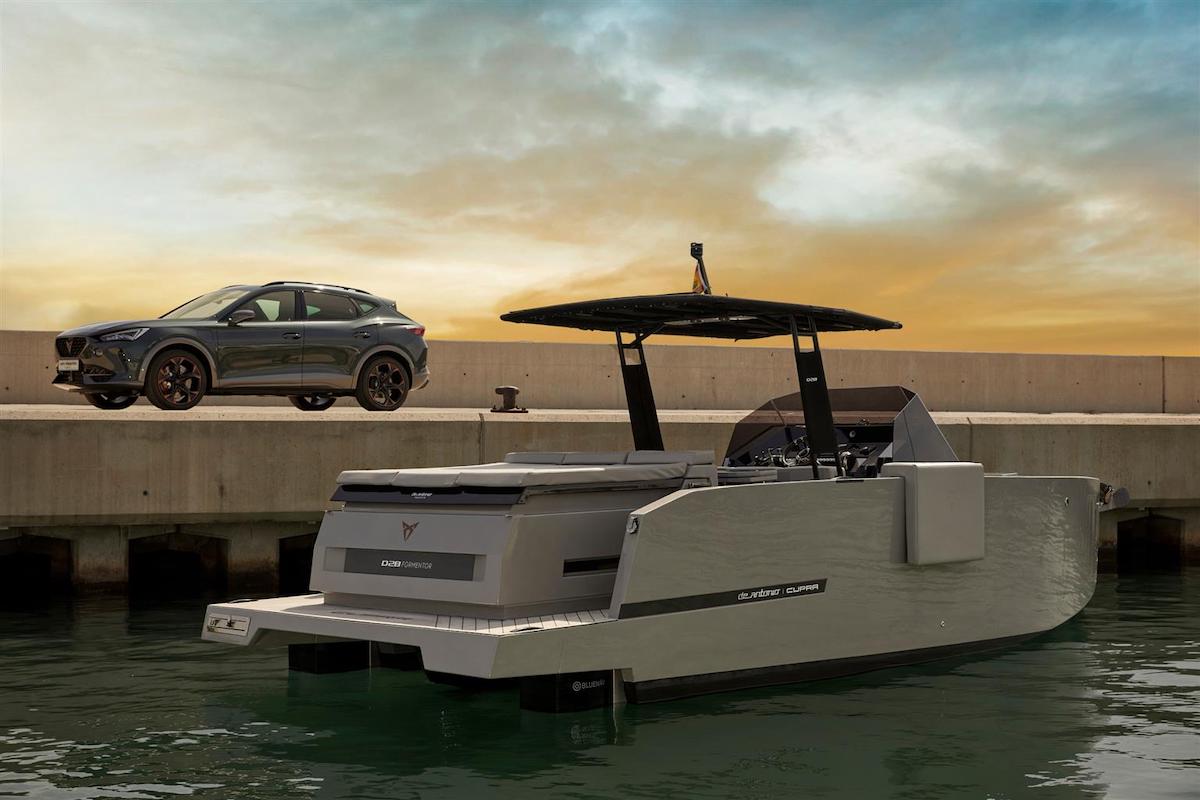 CUPRA e De Antonio Yachts svelano il nuovo D28 Formentor e-HYBRID CUPRA e De Antonio Yachts svelano il nuovo D28 Formentor e-HYBRID