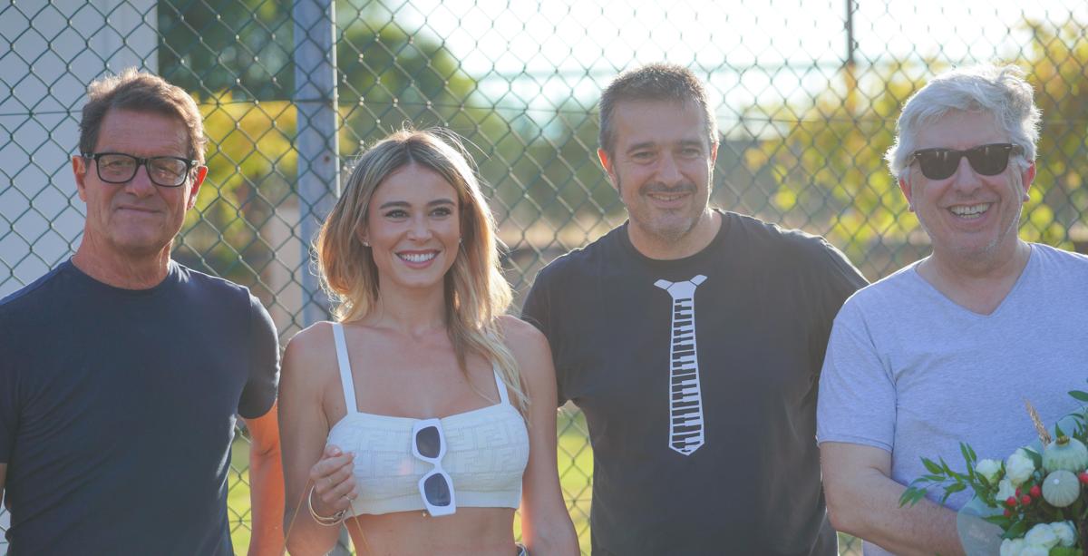 Diletta Leotta e Fabio Capello ai provini della Play2Give Diletta Leotta e Fabio Capello ai provini della Play2Give
