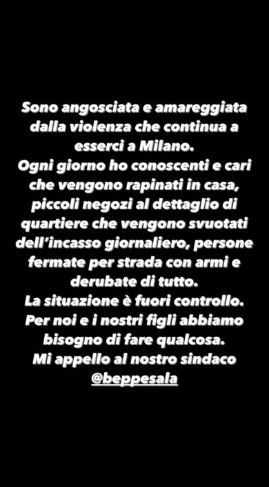 Sicurezza: Sala a Ferragni, non condivido, rispondo col lavoro