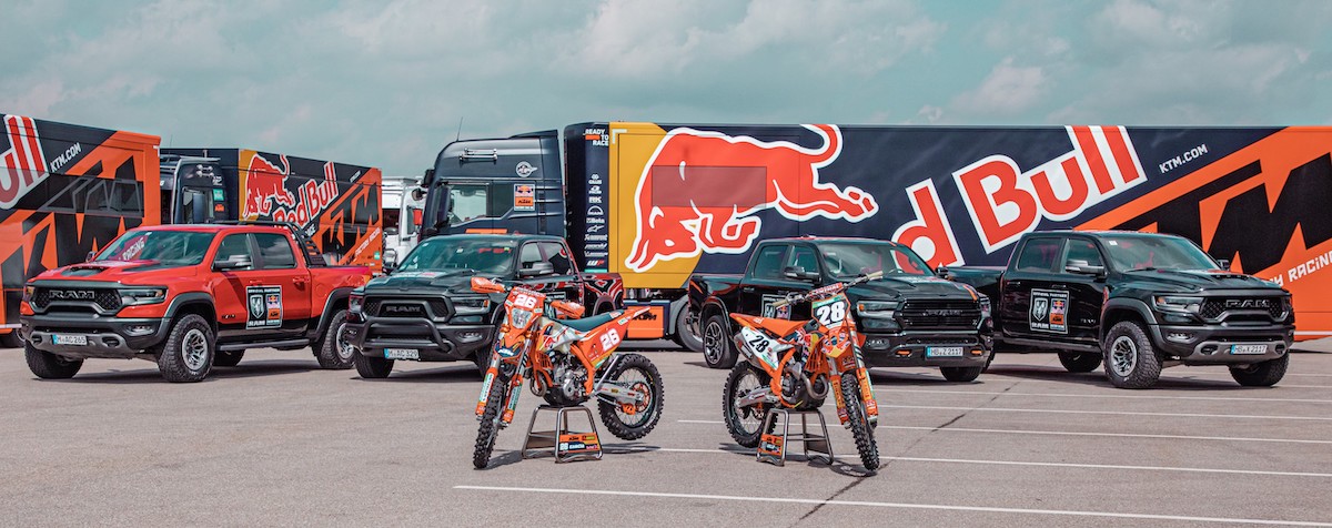 RAM è protagonista al fianco di Red Bull KTM Factory Racing RAM è protagonista al fianco di Red Bull KTM Factory Racing