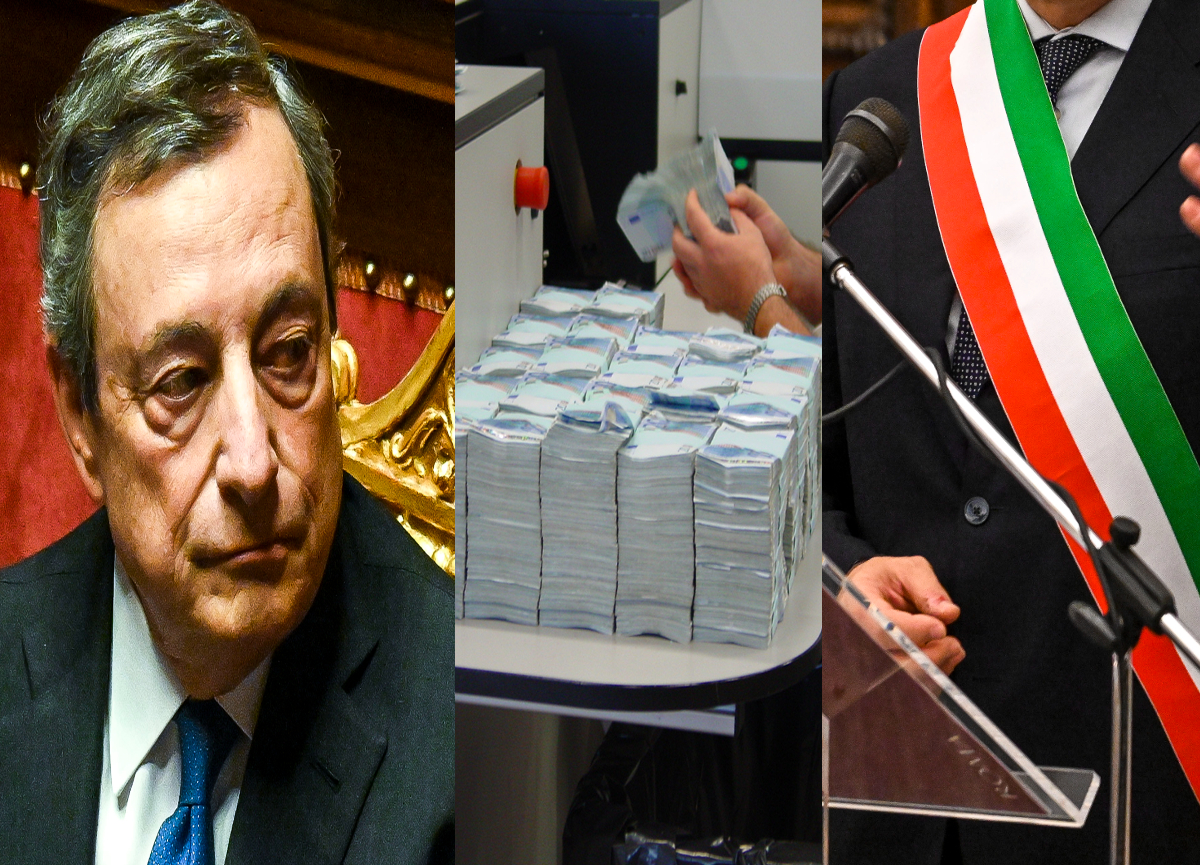 Galleria foto 'Sindaci pro Draghi? “Te credo”, il premier ha fatto esplodere i loro stipendi' - foto 1