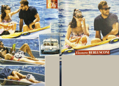 Eleonora Berlusconi pizzicata a Tavolara con Pajtim Kasami