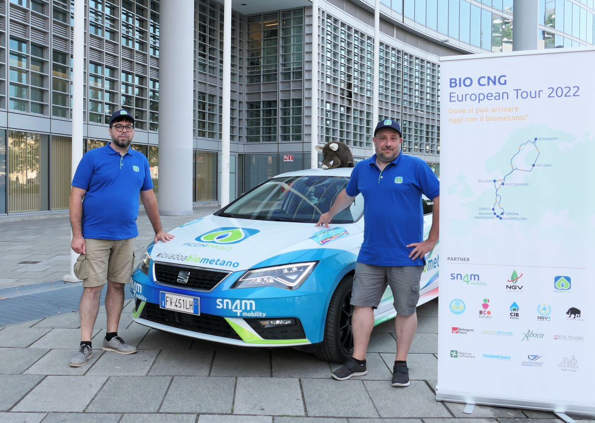 Il biometano per il viaggio Milano a Rovaniemi