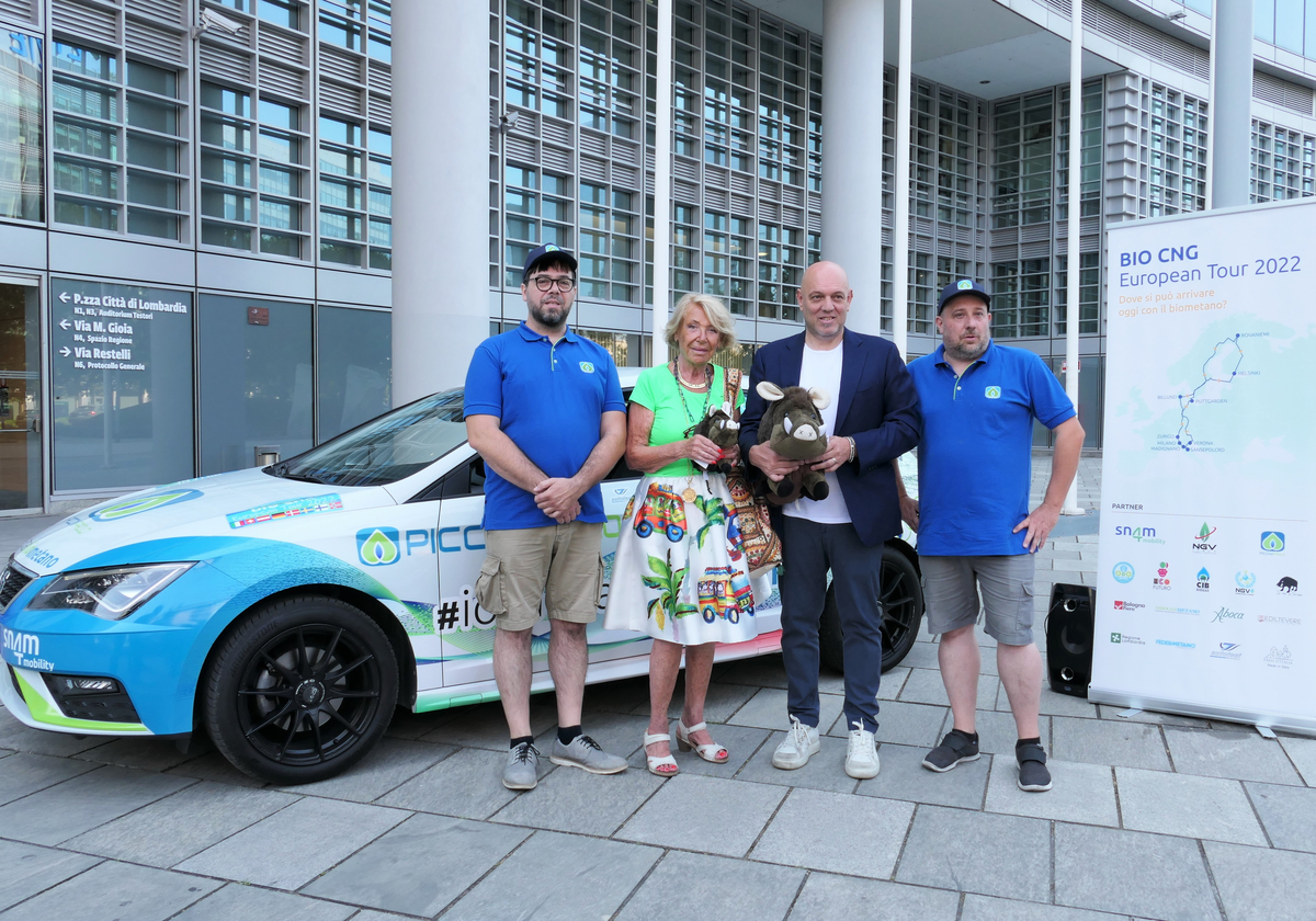 Il biometano per il viaggio Milano a Rovaniemi