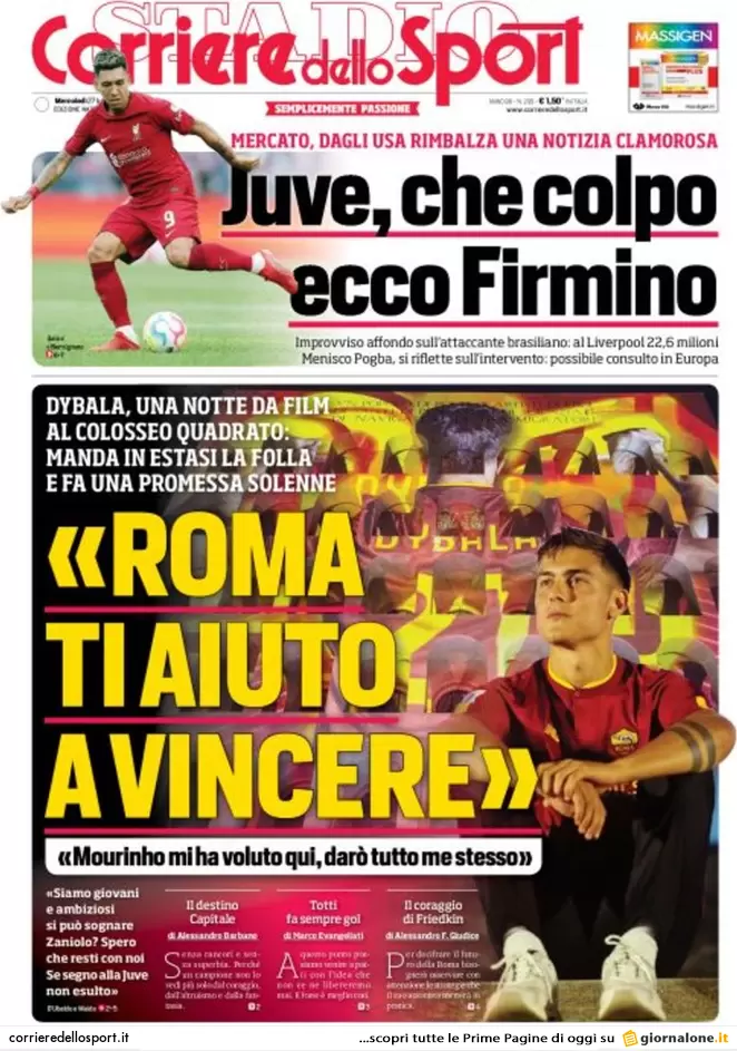Prime pagine giornali 27 luglio 2022. Coalizioni in cerca d’autore (e premier) Prime pagine giornali 27 luglio 2022. Coalizioni in cerca d’autore (e premier)