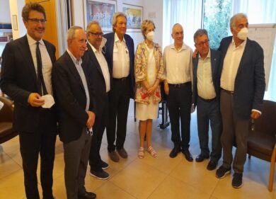 Moratti in visita alla Rsa della Comunità ebraica di Milano