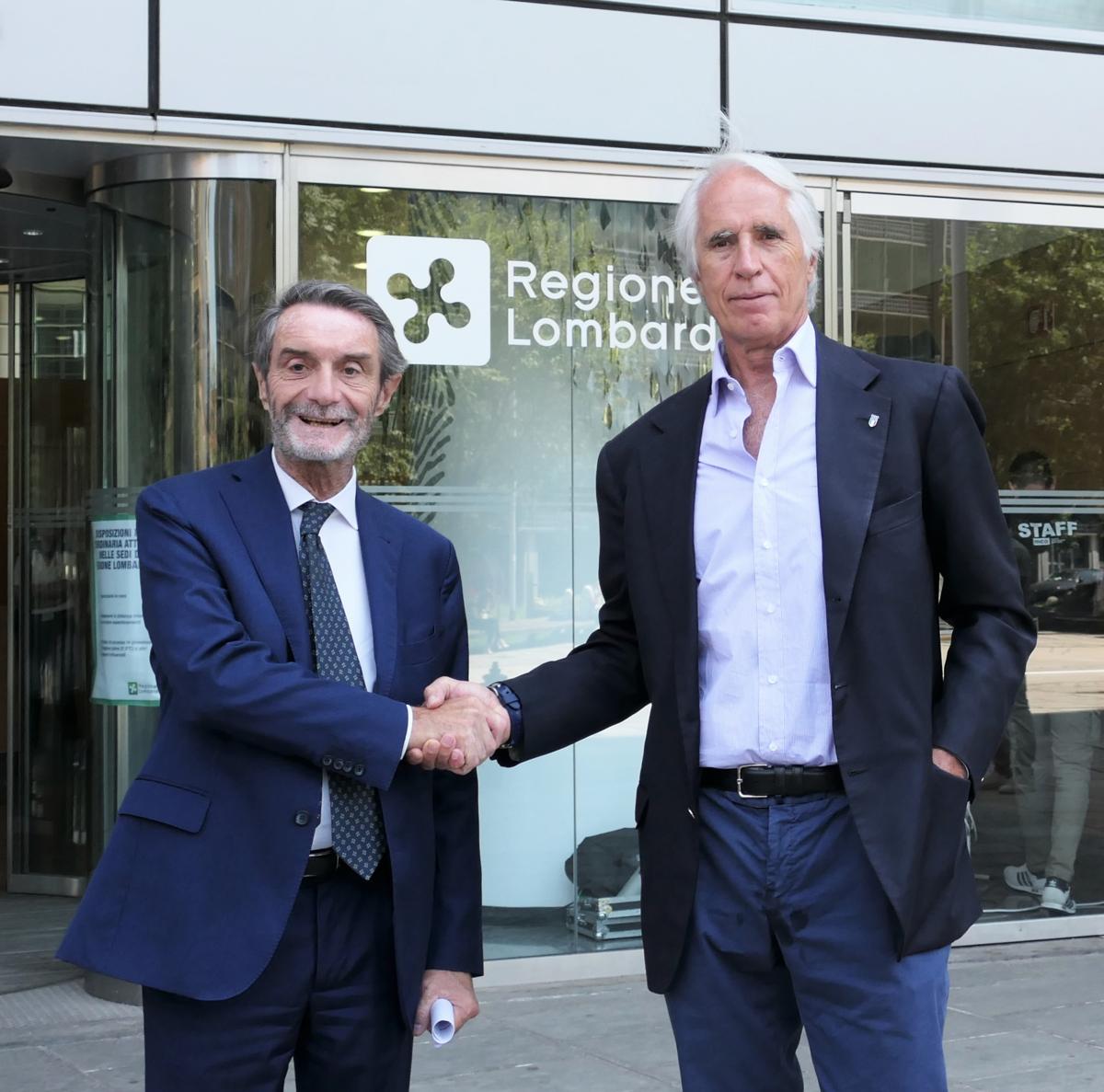 Giovanni Malagò in Regione Lombardia per Milano-Cortina 2026 Giovanni Malagò in Regione Lombardia per Milano-Cortina 2026