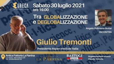 Globalizzazione, Giulio Tremonti protagonista dell’evento di Eureca – VIDEO