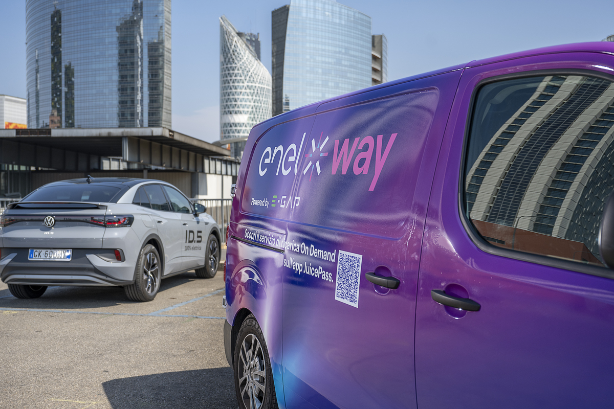 E-Mobility: Enel X Way ed E-GAP portano la ricarica on demand