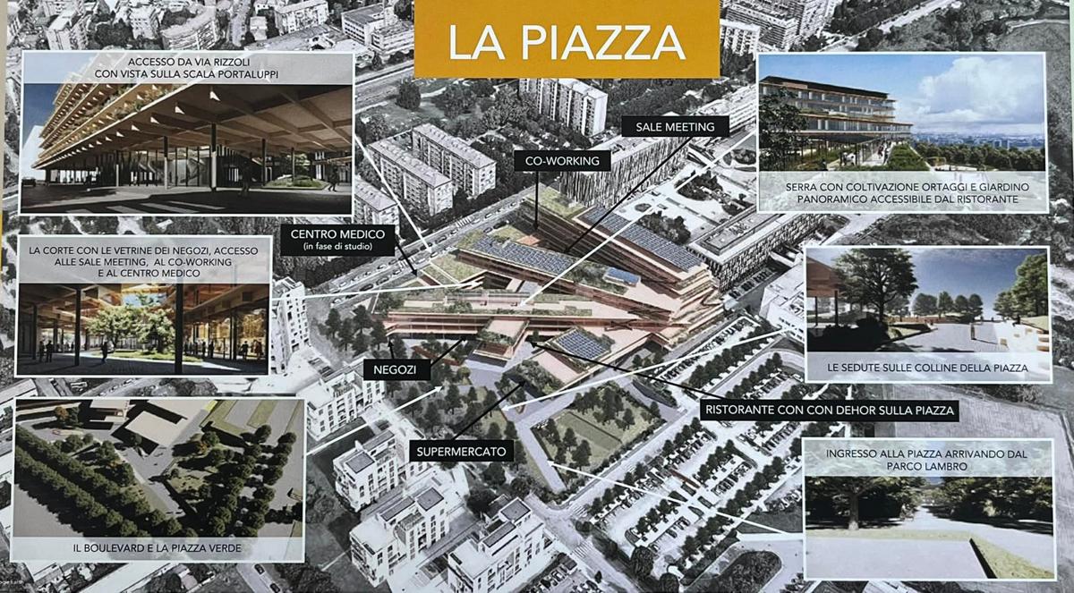 Milano, l’ex Rizzoli diventerà l’edificio in legno più grande d’Italia. FOTO