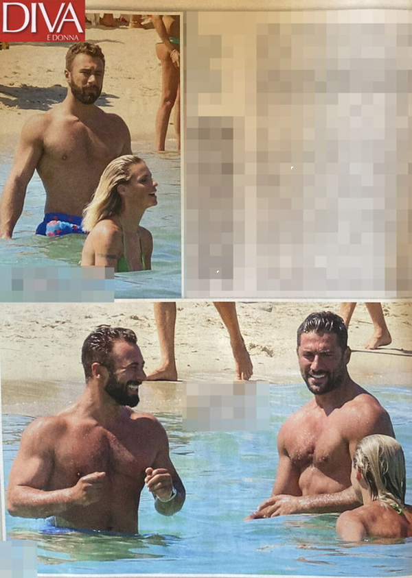 Michelle Hunziker, saluta la Sardegna e compra un test di gravidanza