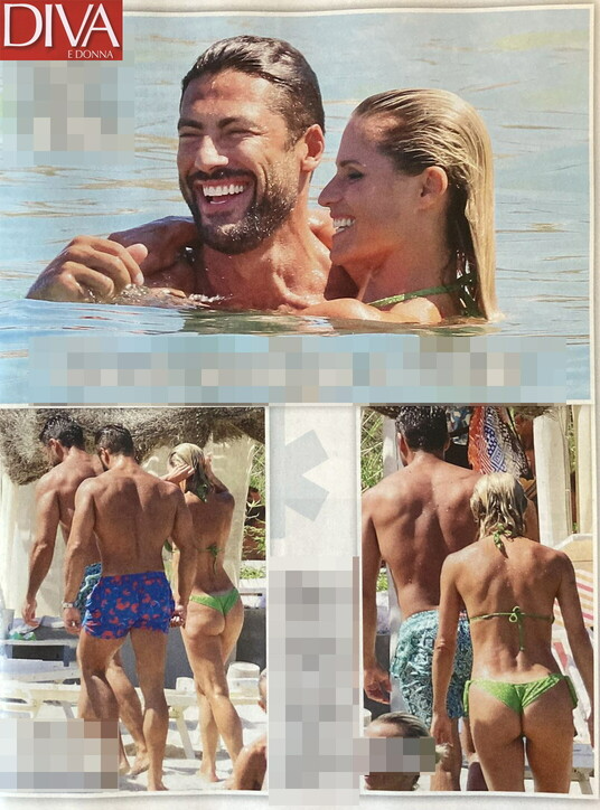 Michelle Hunziker, saluta la Sardegna e compra un test di gravidanza