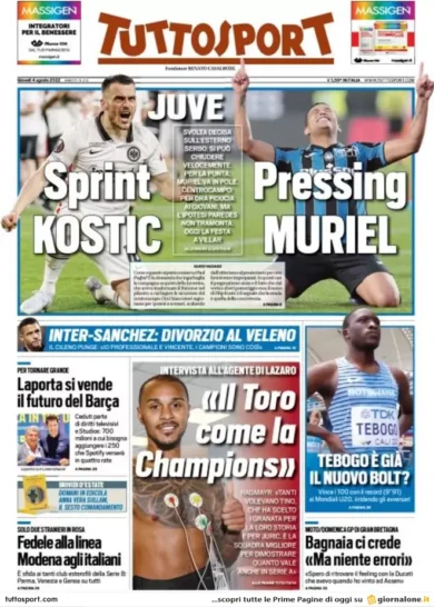 Prime pagine giornali 4 agosto 2022. Pd-Calenda, scoppia il caos a sinistra