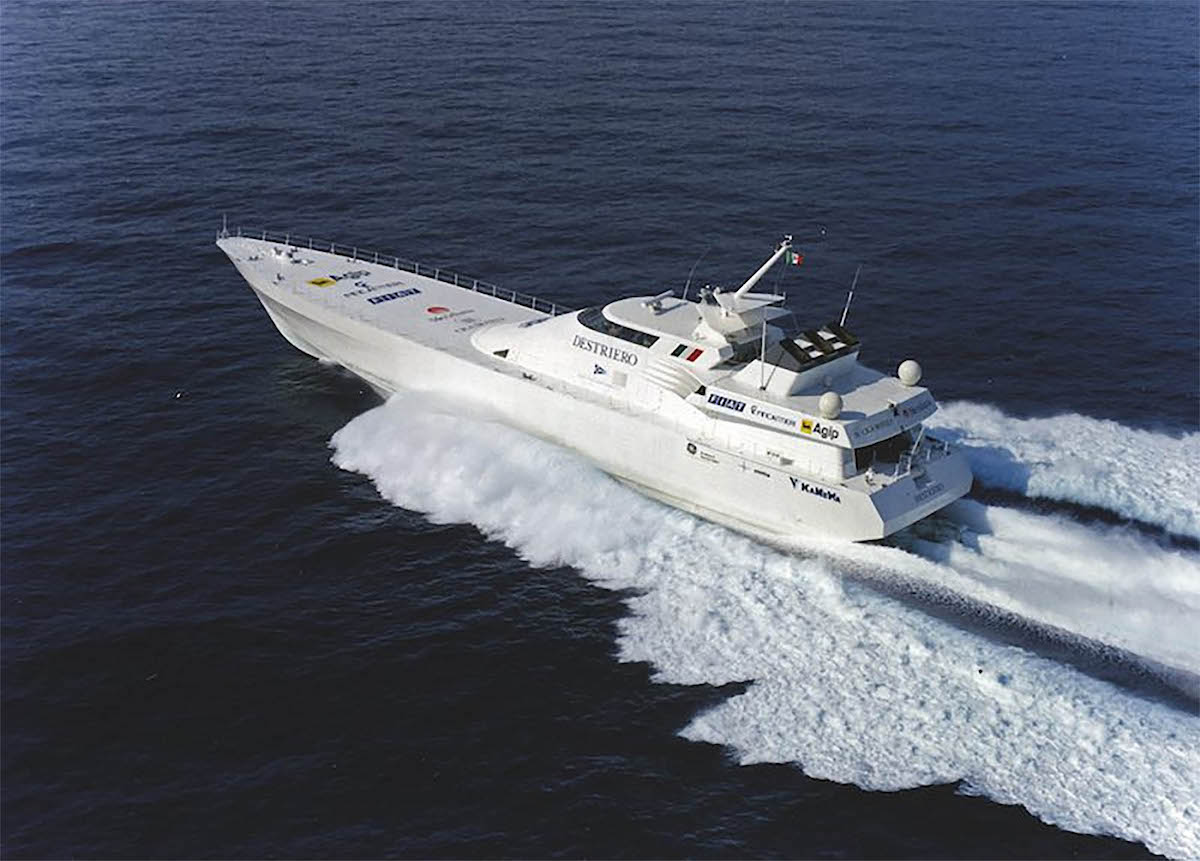 Nave Destriero: da 30 anni un record imbattuto