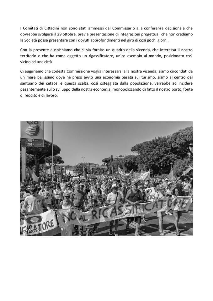 I cittadini di Piombino bocciano il rigassificatore: “Non è sicuro”