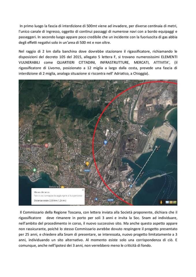 I cittadini di Piombino bocciano il rigassificatore: “Non è sicuro”