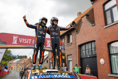 WRC, Tänak fa il bis e si impone in Belgio