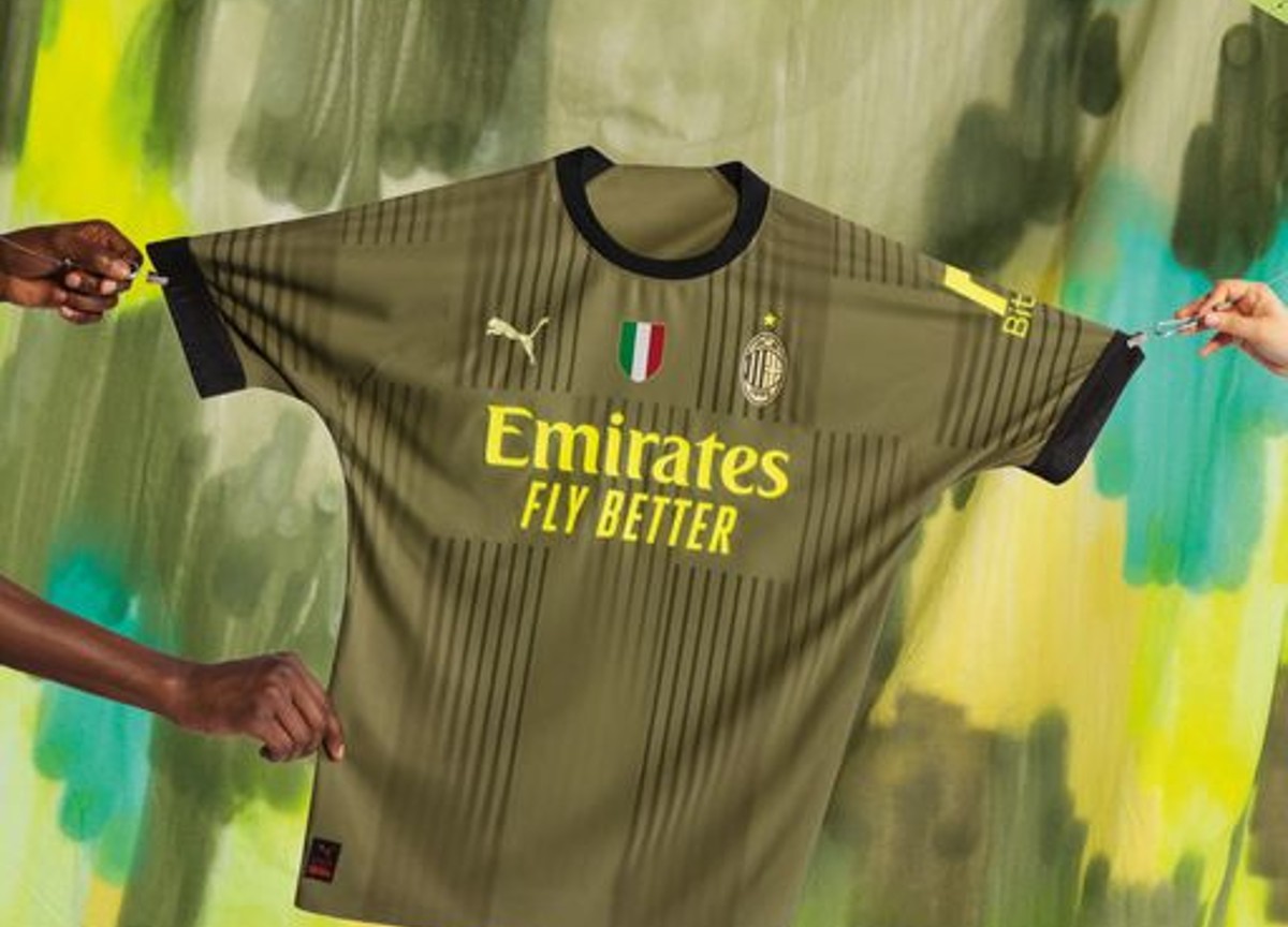 Calcio, Puma e Milan presentano la terza maglia: olive-green Calcio, Puma e Milan presentano la terza maglia: olive-green
