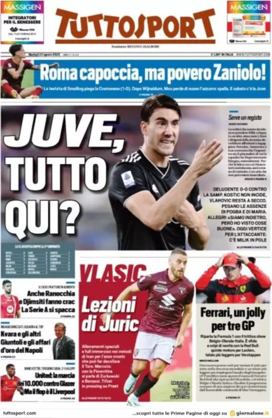 Prime pagine giornali 23 agosto 2022. Chiuse le liste, l’ira degli esclusi