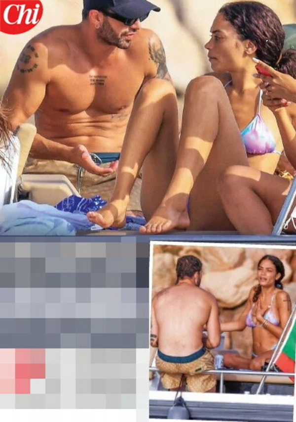 Elodie e Andrea Iannone, la coppia di fine estate paparazzata in barca -FOTO Elodie e Andrea Iannone, la coppia di fine estate paparazzata in barca -FOTO