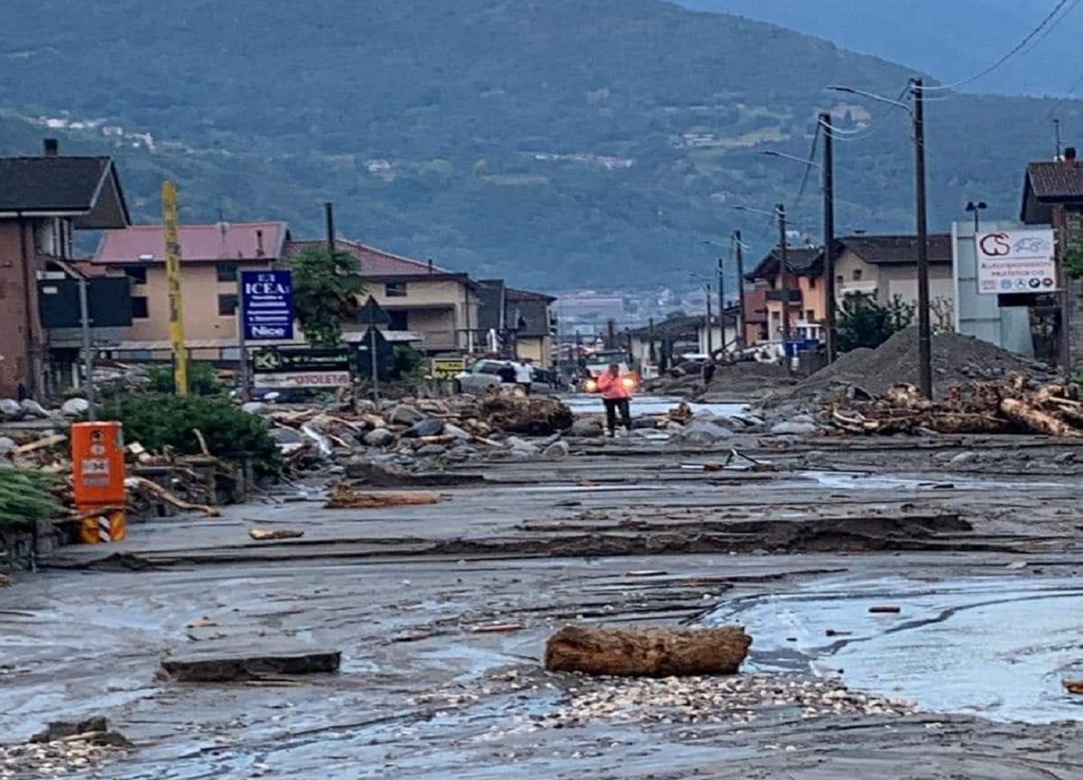 Alluvione in Valcamonica, iniziano i sopralluoghi Alluvione in Valcamonica, iniziano i sopralluoghi