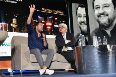 Salvini a La Piazza: “Meloni premier? Siamo tutti in corsa, non solo lei”