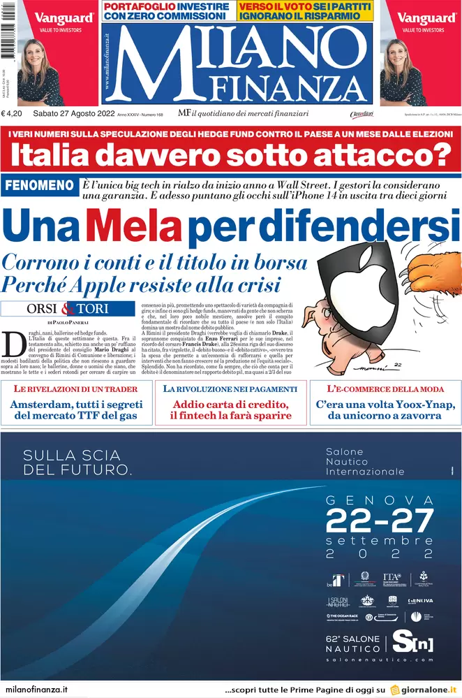 Prime pagine giornali economici 27 agosto. Partiti in disaccordo sul Fisco