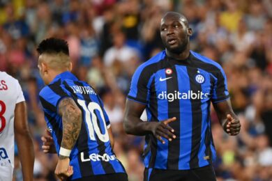 Inter: Inzaghi in asia per l’infortunio di Lukaku, rischia di saltare il derby