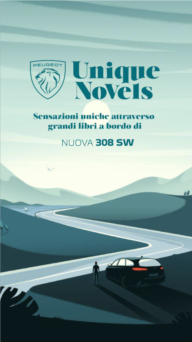 Unique Novels il primo podcast letterario che racconta nuova Peugeot 308 SW