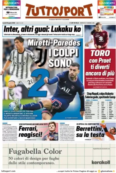 Prime pagine giornali 29 agosto 2022. Caro bollette, ecco il piano di Draghi