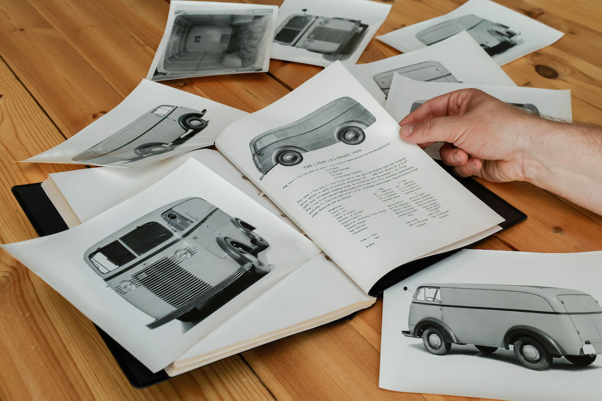 Opel: ritrovate ad un asta le foto del prototipo Blitz Transporter