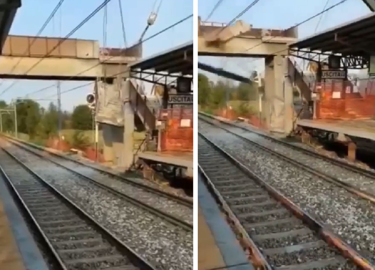 Gru cade sui binari della metro, Procura di Milano apre inchiesta Gru cade sui binari della metro, Procura di Milano apre inchiesta